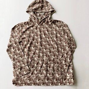 Kate Quinn Women's Neutral Forest Pine Hoodie Medium M